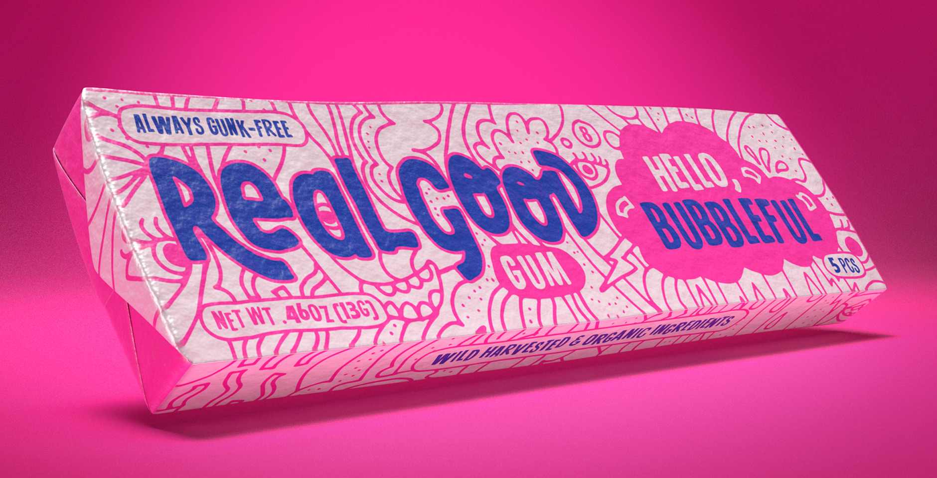 AllNatural Bubble Gum Healthy Bubble Gum