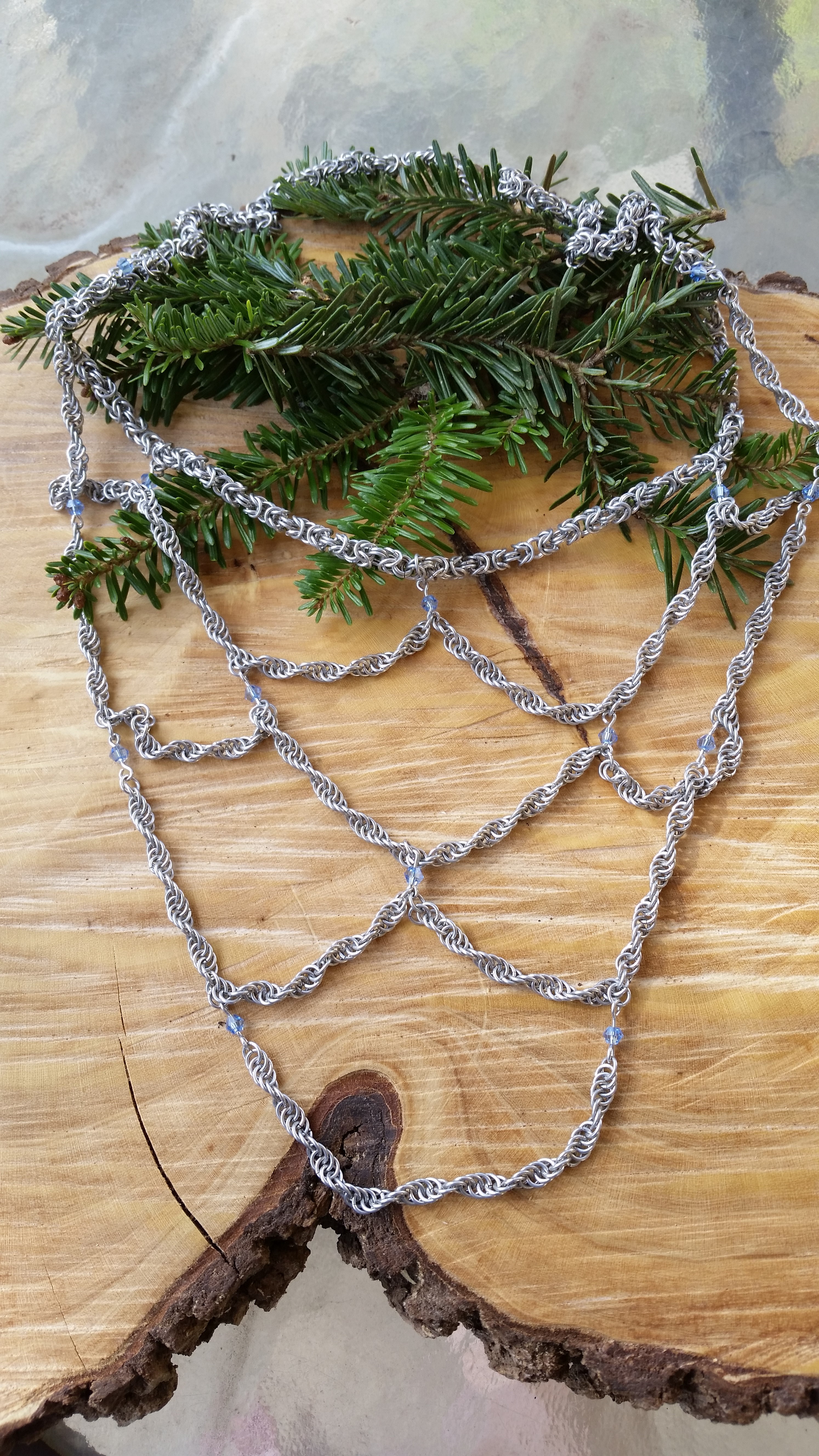 Chainmaille Crown with Veil