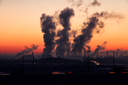 industry plant smoke pollution