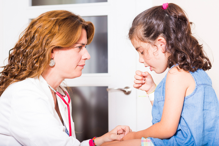 child coughing