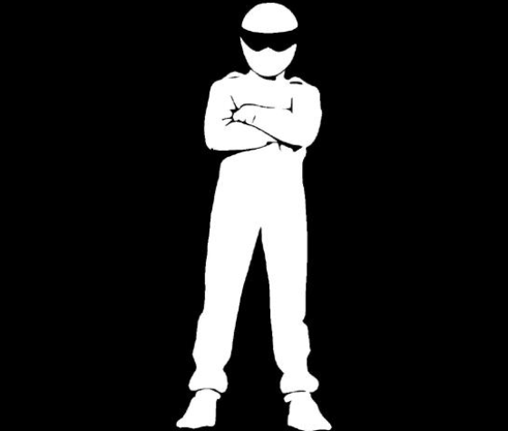 The Stig standing Decal