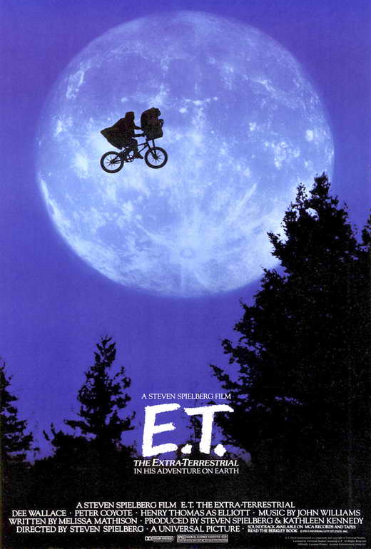 E.T. The Extra-Terrestrial Movie Poster 27 x 40 Style A