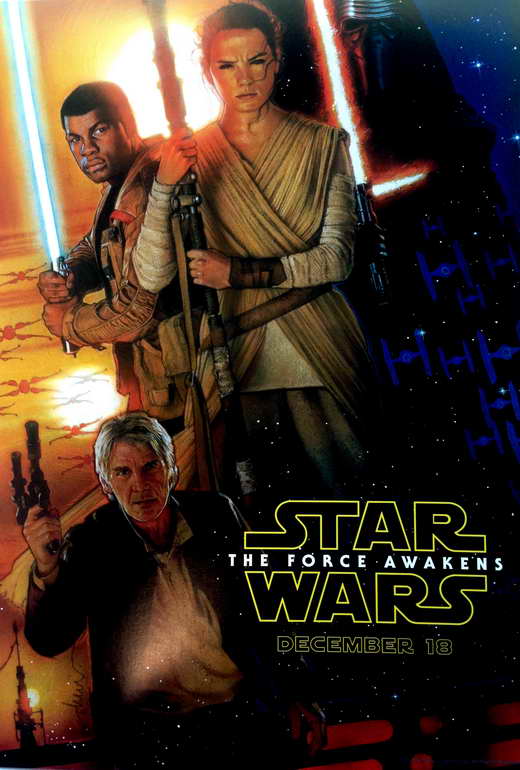 Prestatie Oplossen Regeren Star Wars: Episode VII - The Force Awakens Movie Poster 27 x 40 Style D