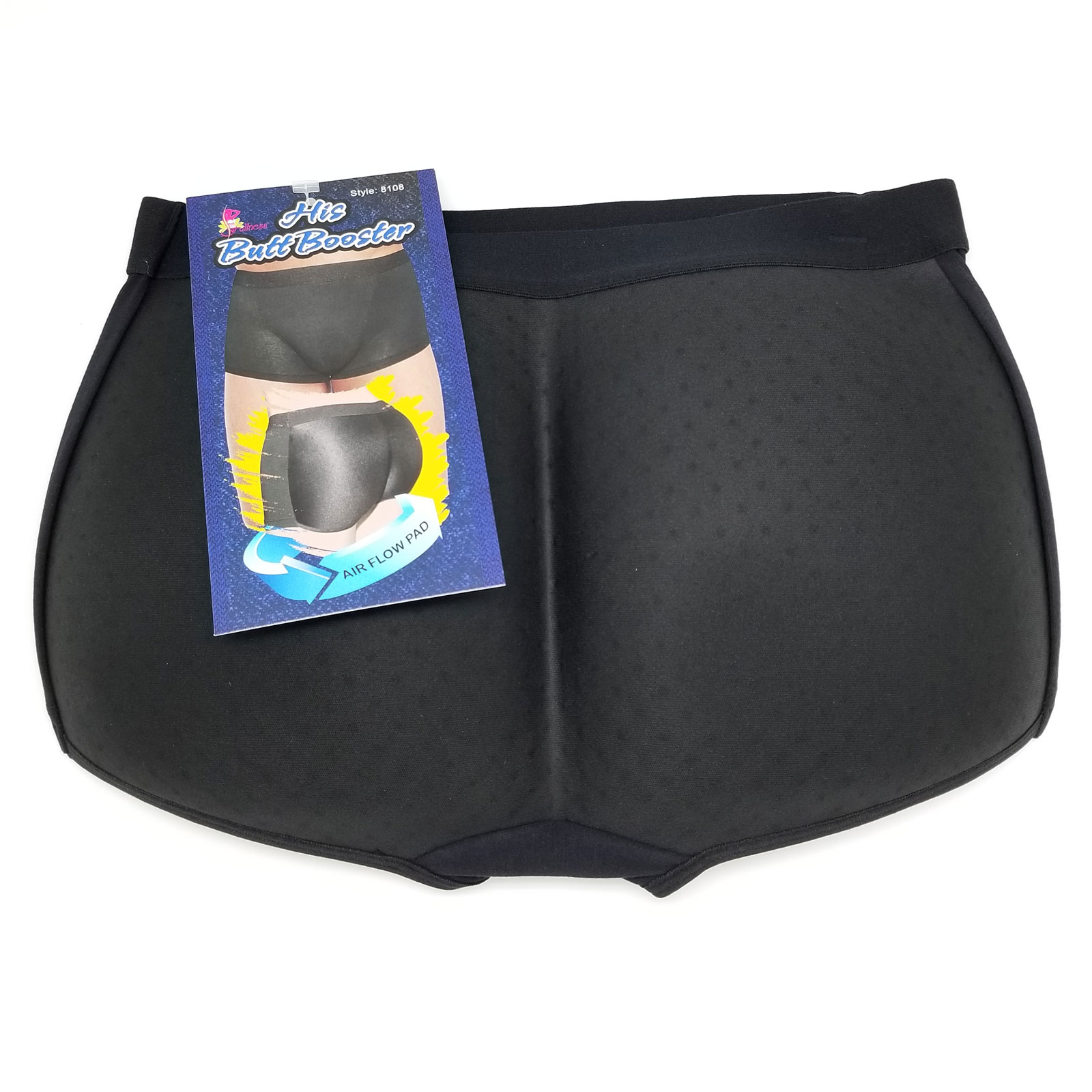 Mens Padded Butt Booster Booty Enhancer Molded Pad Boyshort Brief for Men