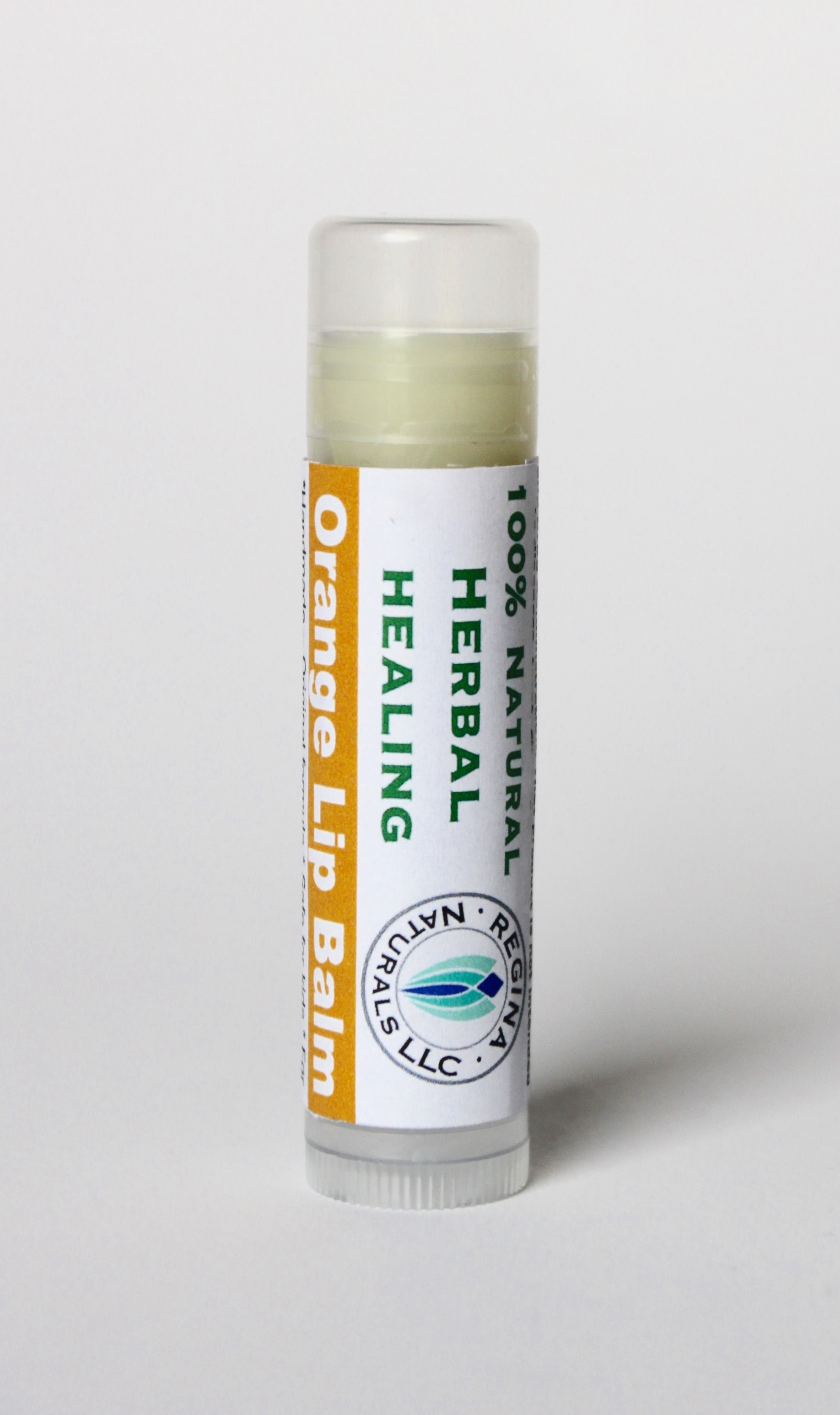 Orange Herbal Lip Balm, Natural, Herbal, Safe for kids, Antibacterial