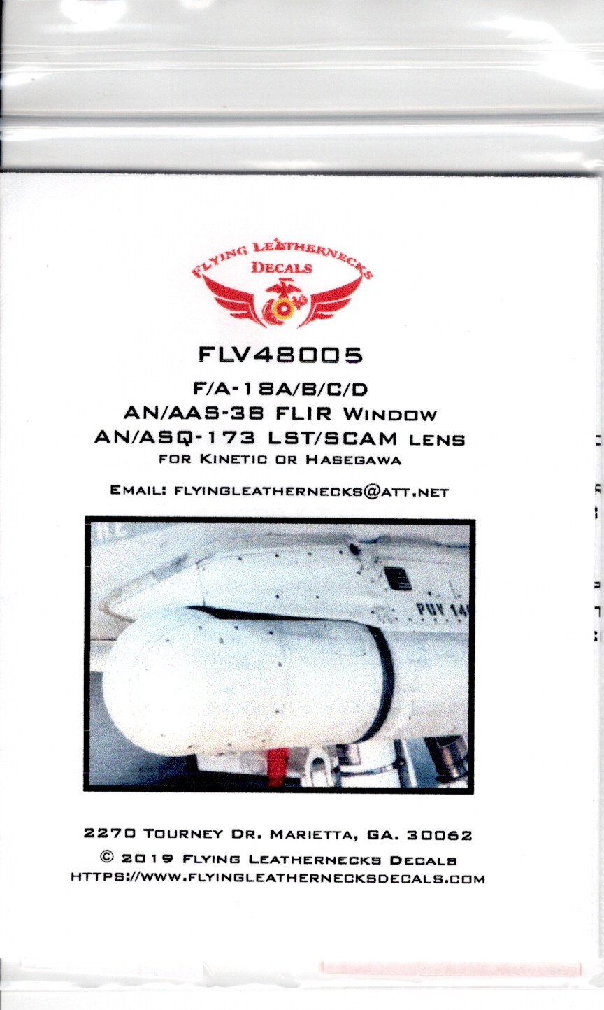 FLV48005 AN/AAQ-38 & AN/ASQ-173 windows and lens