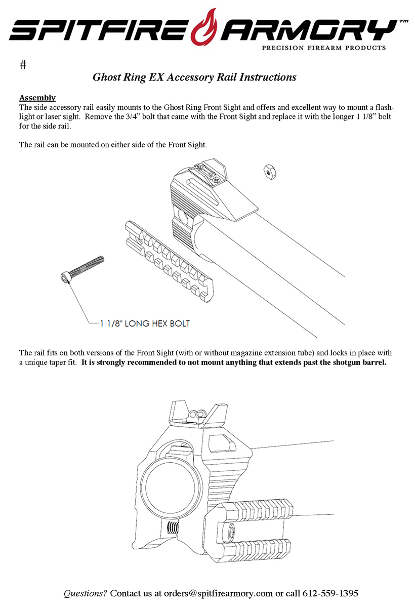 accessory rail instructions