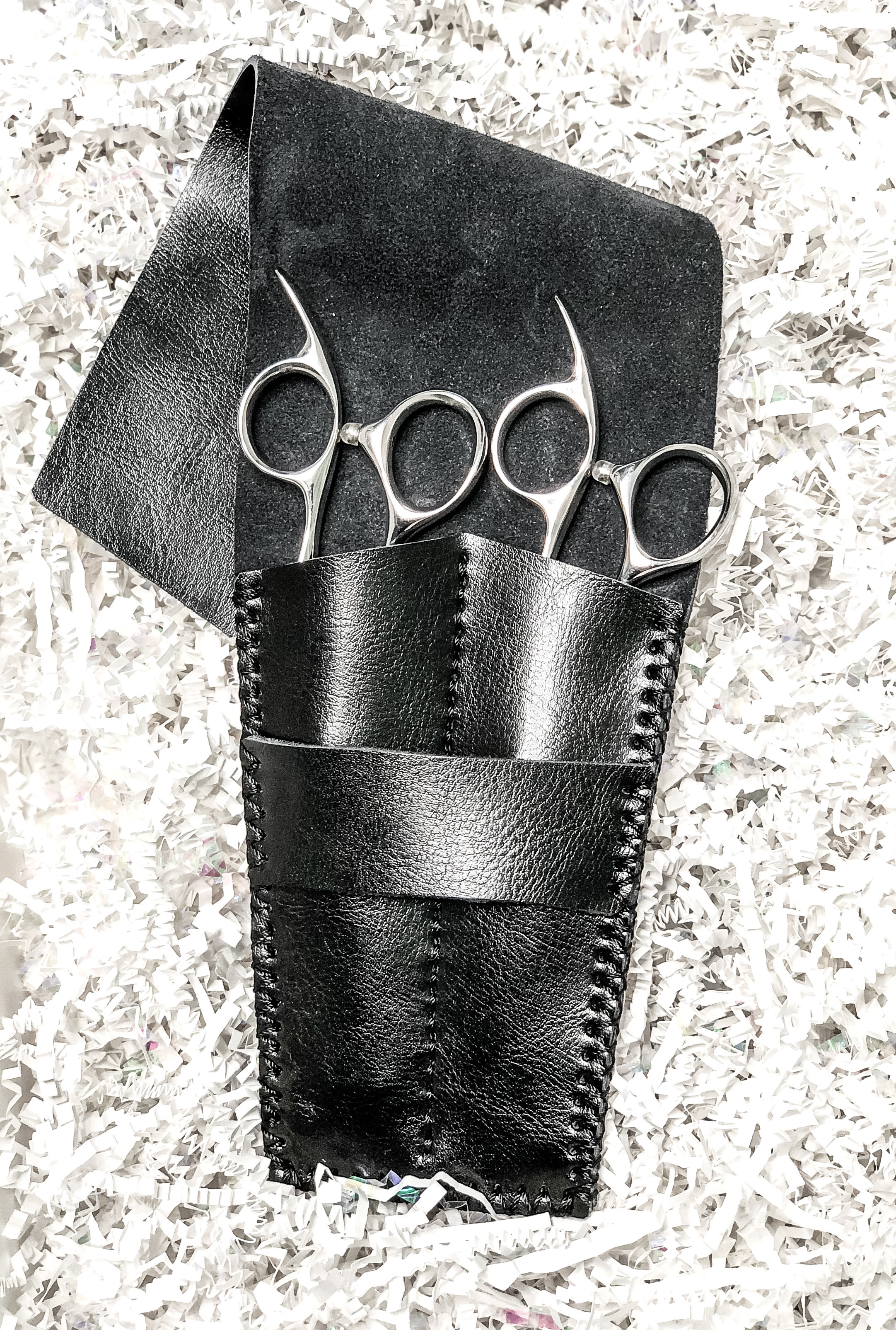 CCH Scissors - Leather scissor case (Black)