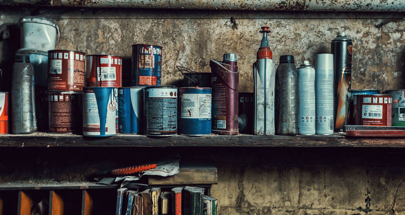 voc's from old paint cans