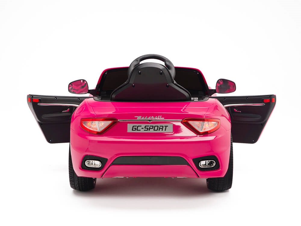 pink maserati ride on car