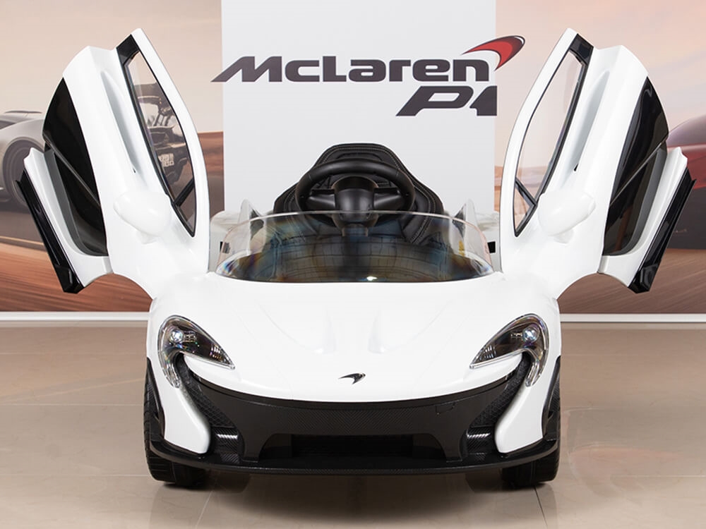 McLaren P1 Orange 12V Ride On Car With Parent Remote, Butterfly Doors