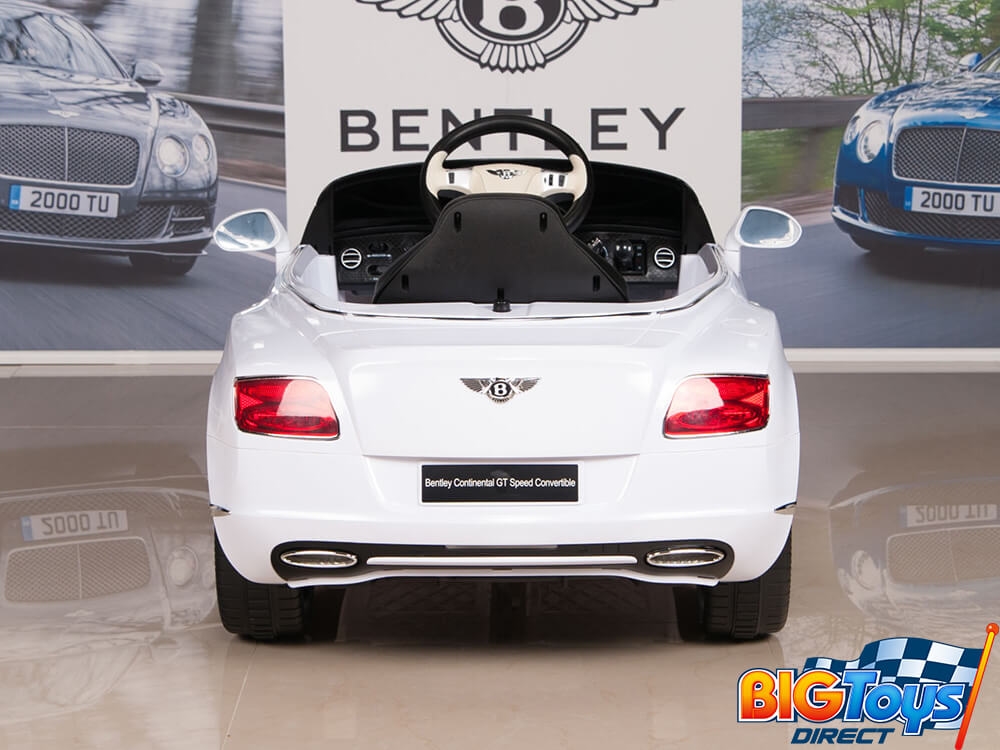 white bentley power wheel