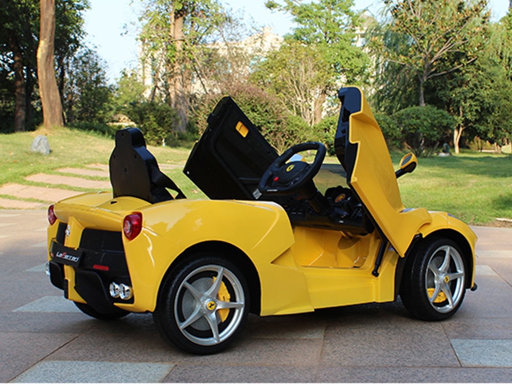 ferrari toy car yellow