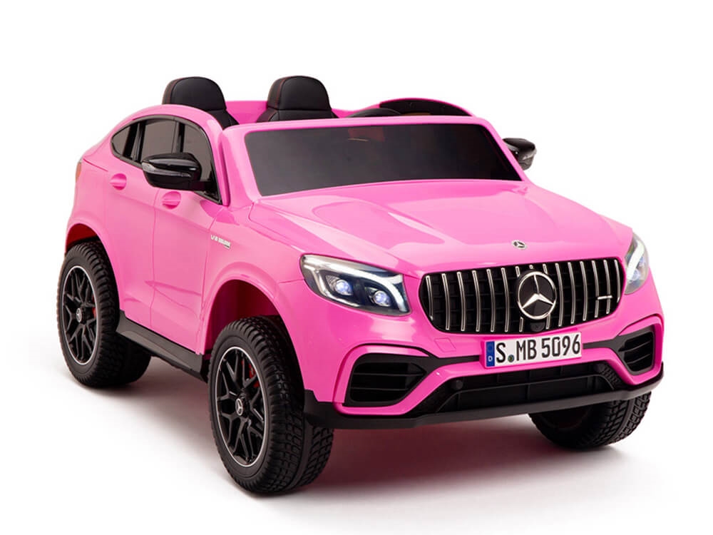 pink mercedes amg ride on car