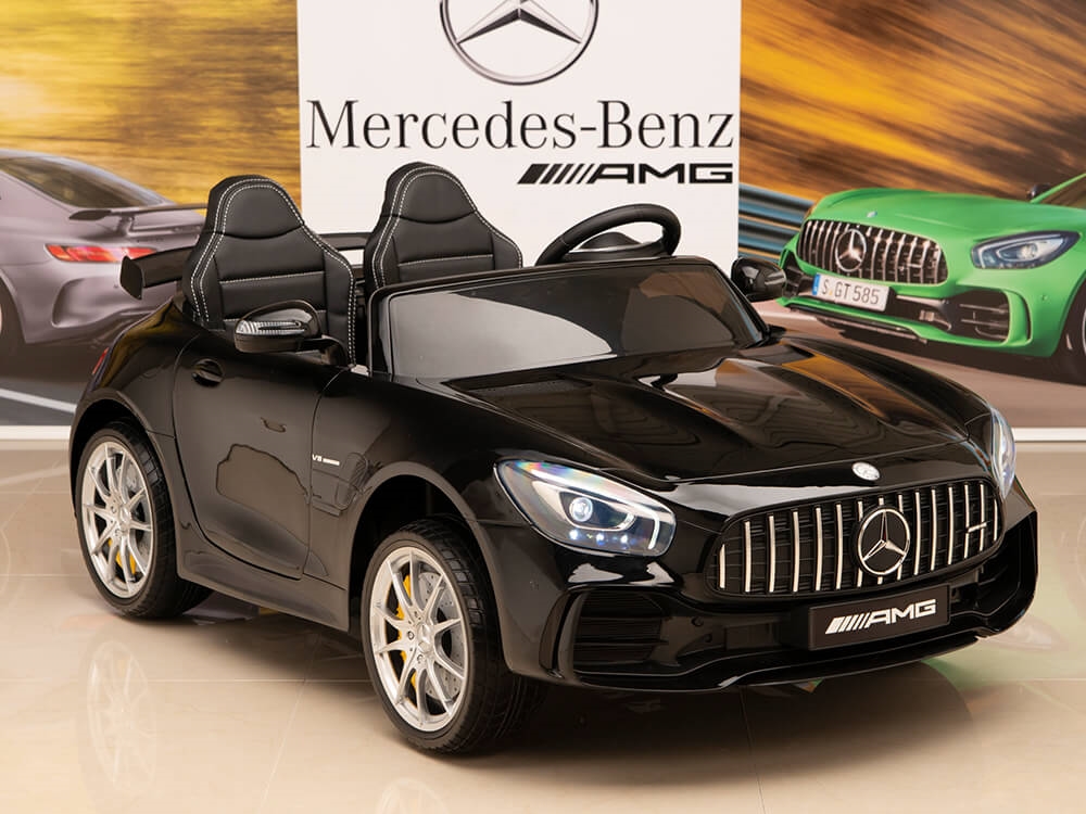 12v Mercedes Benz Amg Gtr Kids Ride On Car With Remote Control Green