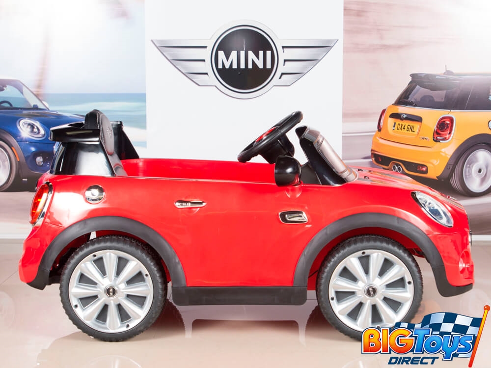 red mini cooper 6v ride on with remote control