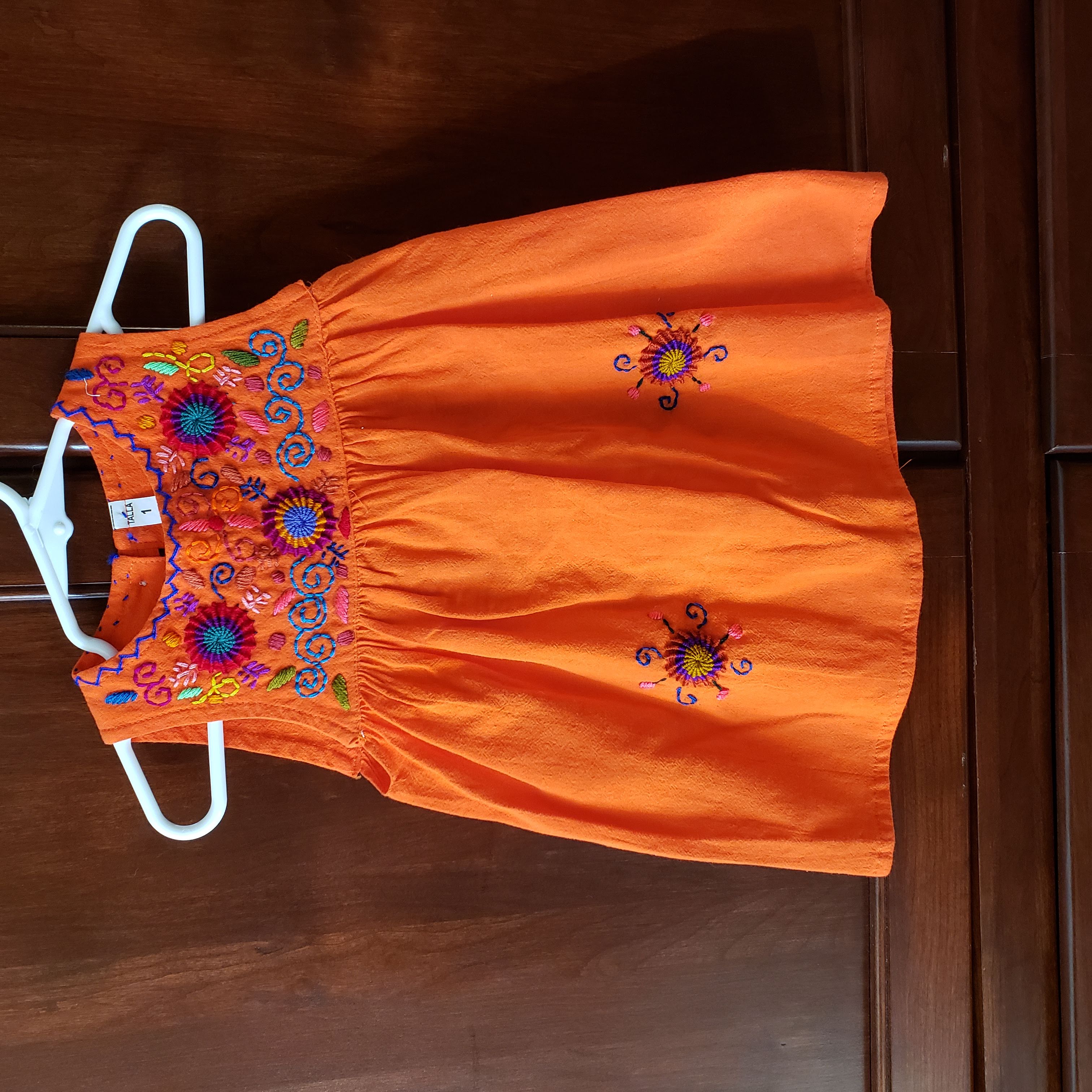 Girls Ebroidered Dresses (Size 4)