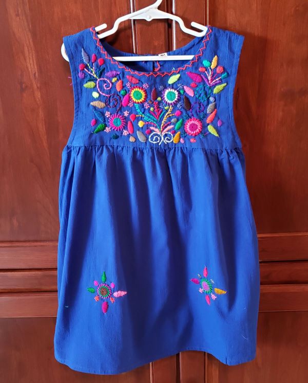 Girl's Embroidered Dresses (Size 10)