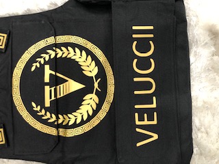 Black & Gold Logo Bullet Proof Vest