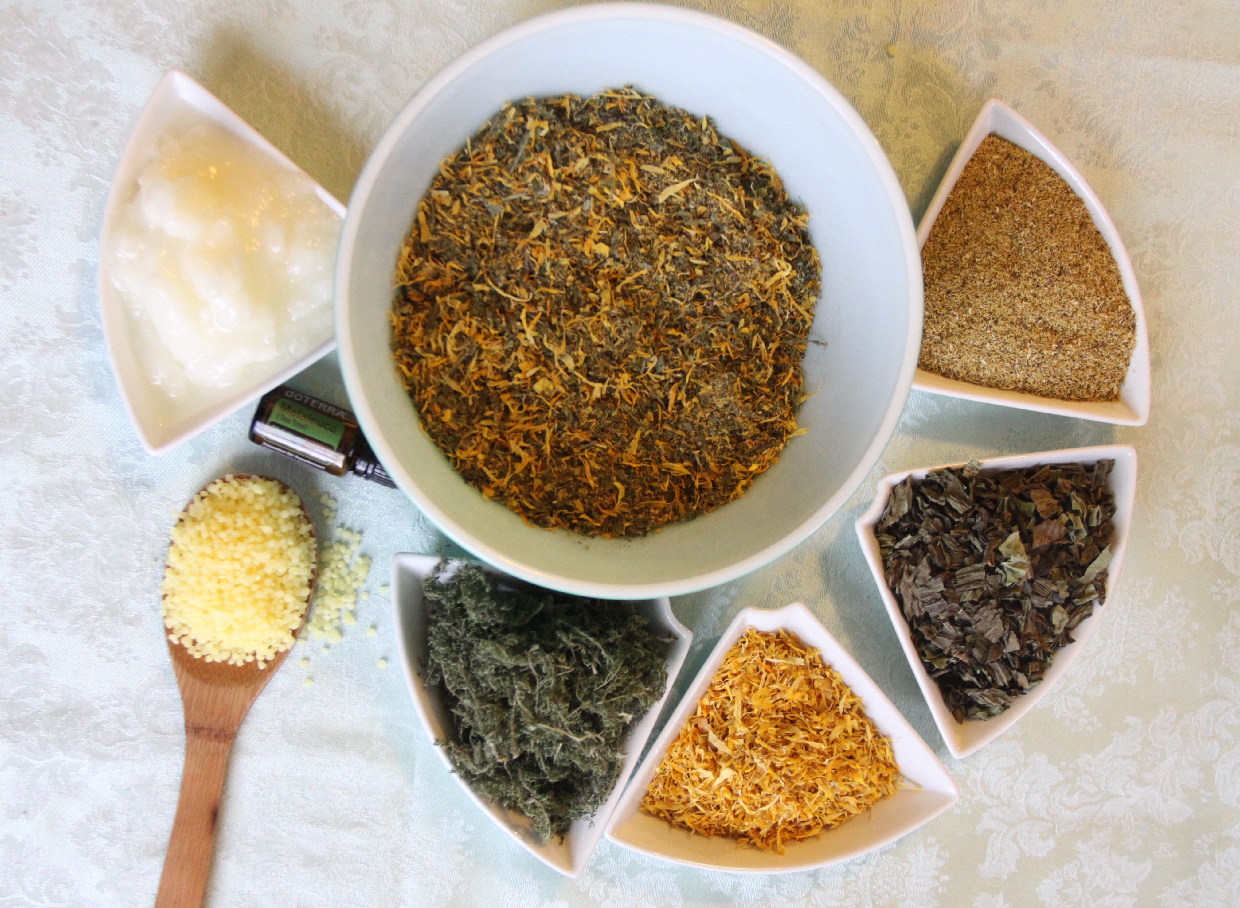 Ingredients for Healing Salve 