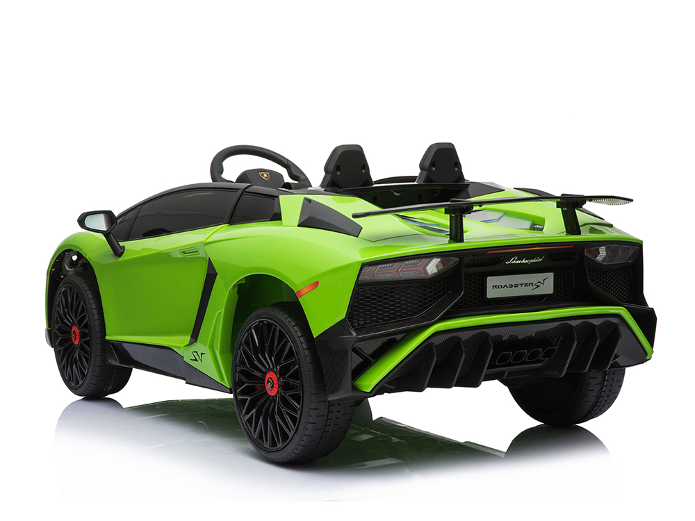 green lamborghini ride on car