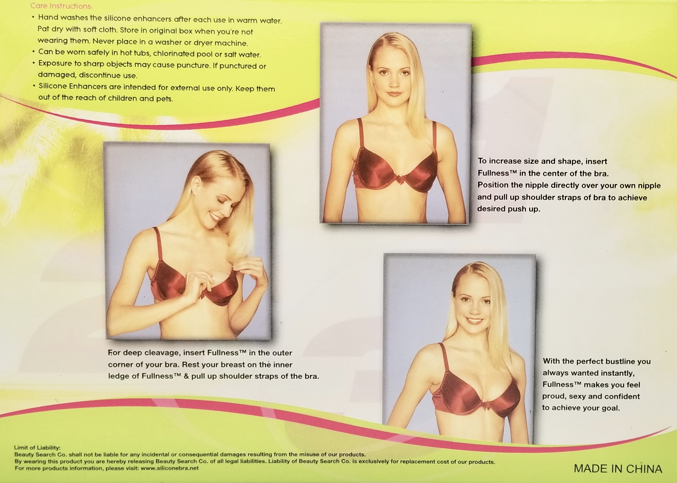 Braza Swimwear Mastectomy Foam Breast Foam Bra Insert Pads - Size 6