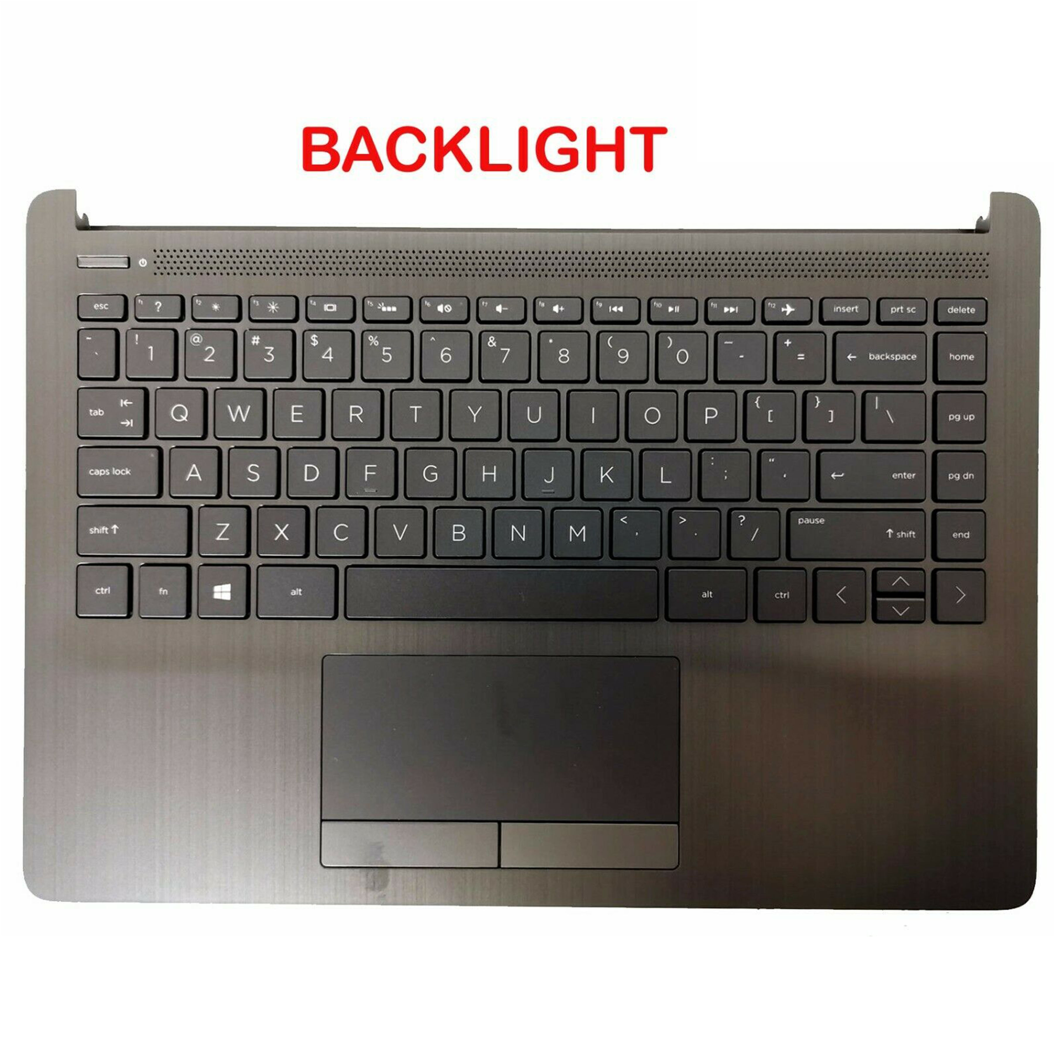 Palmrest With Keyboard For HP Chromebook 14 G7 – US Layout, Black, M47207-001