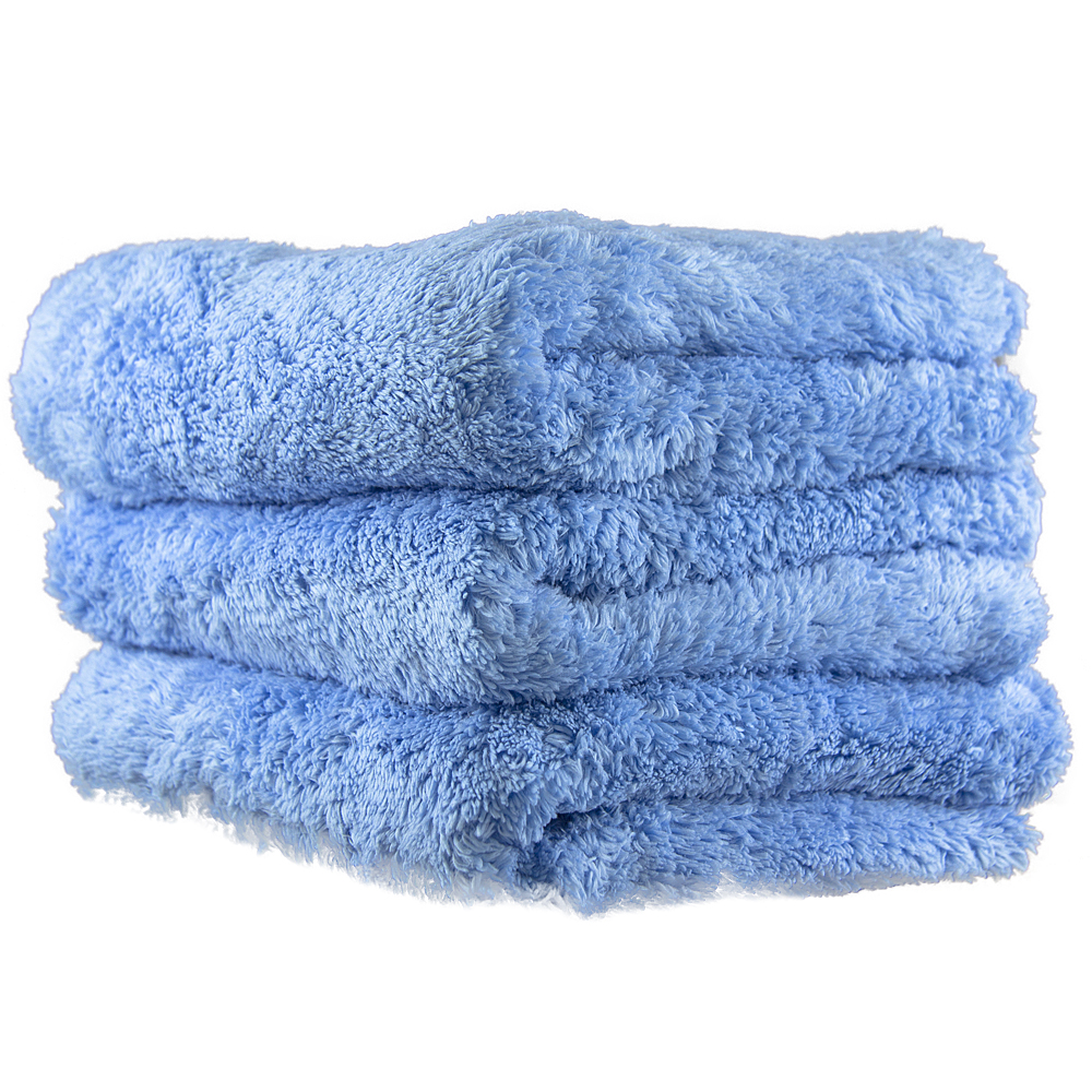 Fluffy Finish Blue Microfiber 16x16 (3-Pack) - MF_112_3