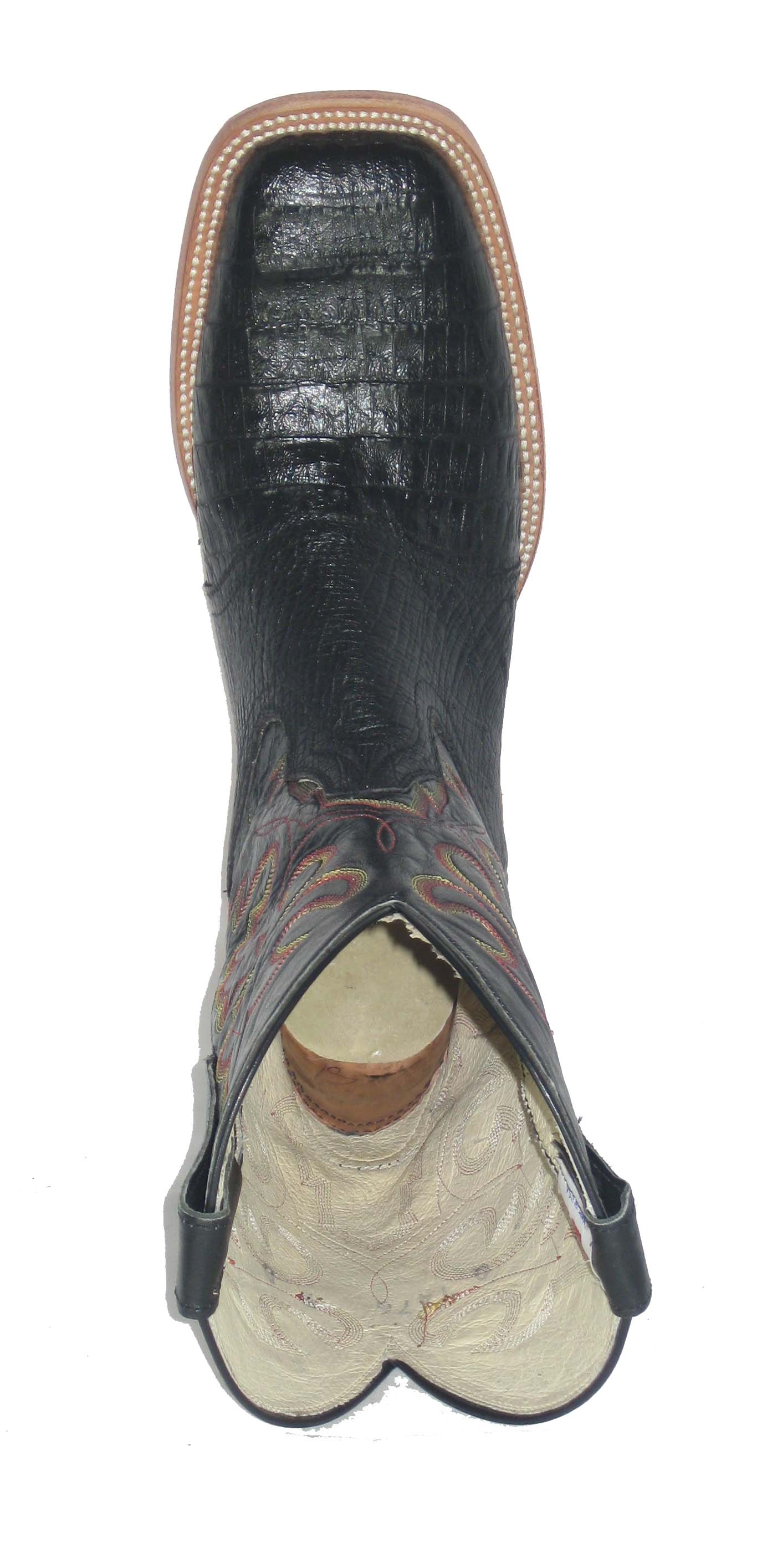 ●ALLIGATOR CITY Alligator Crocodile Cowboy Boots 1476Q