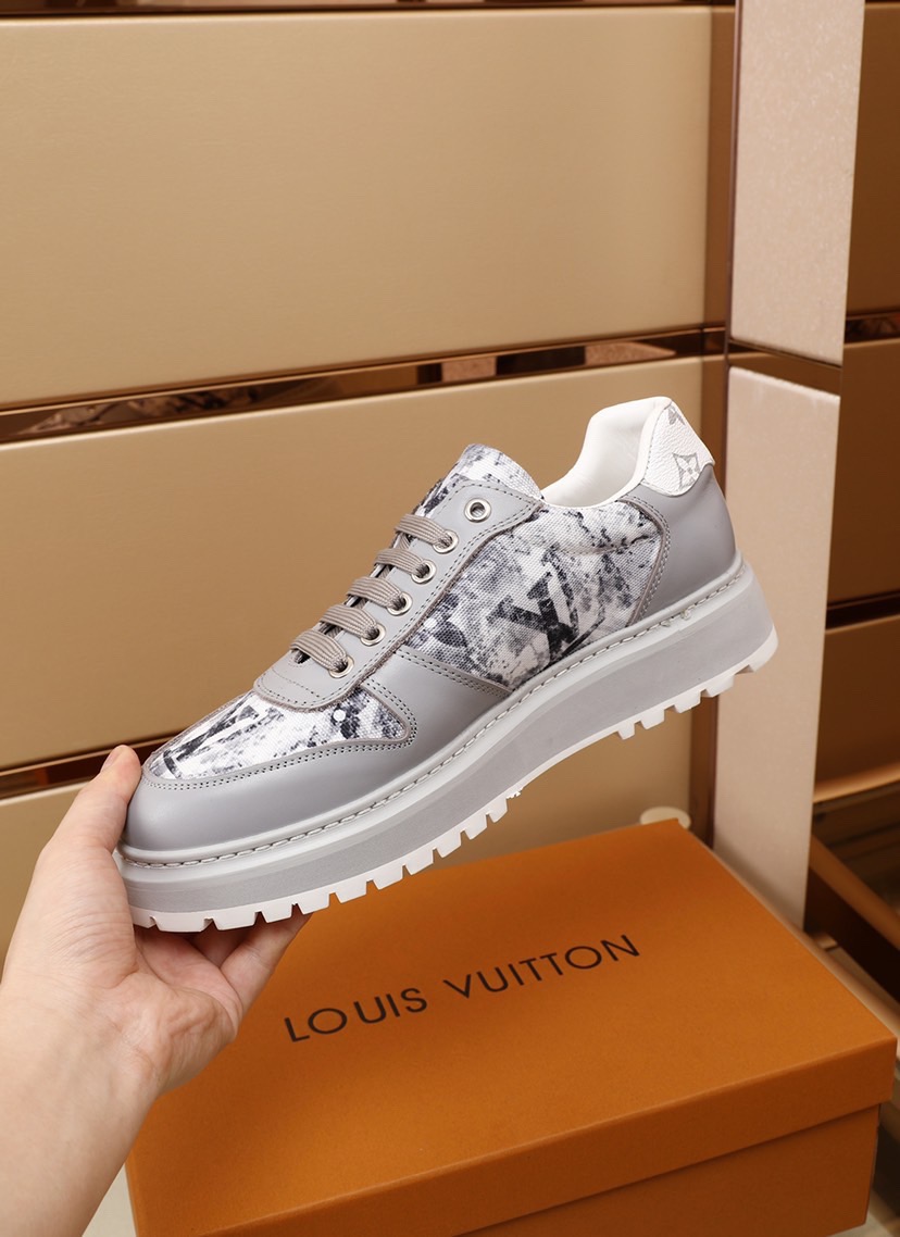 Gray Louis Vuitton Sneakers Size: 7.5-13 Gender: Men 2021 new casual style  men's shoes. This is a brand new seasonal design with perfect workmanship  to create cabinet quality. These Louis Vuitton ​