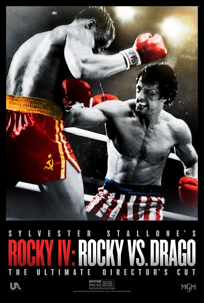 Rocky 4 Rocky vs Drago Director's Cut Movie Poster 27 x 40 S