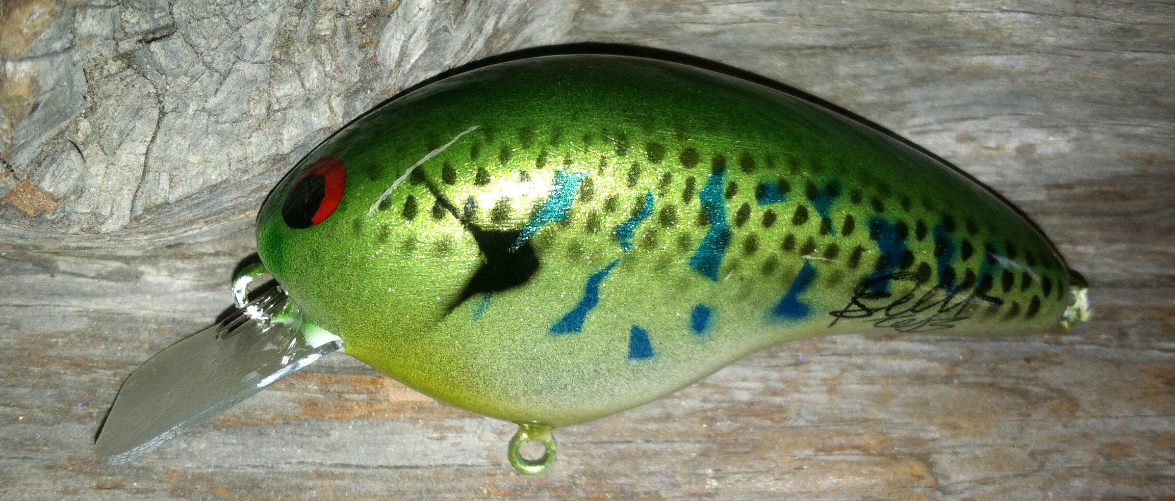 BigHead Custom Handmade Balsa Wood Fishing Crankbait. Buy via  