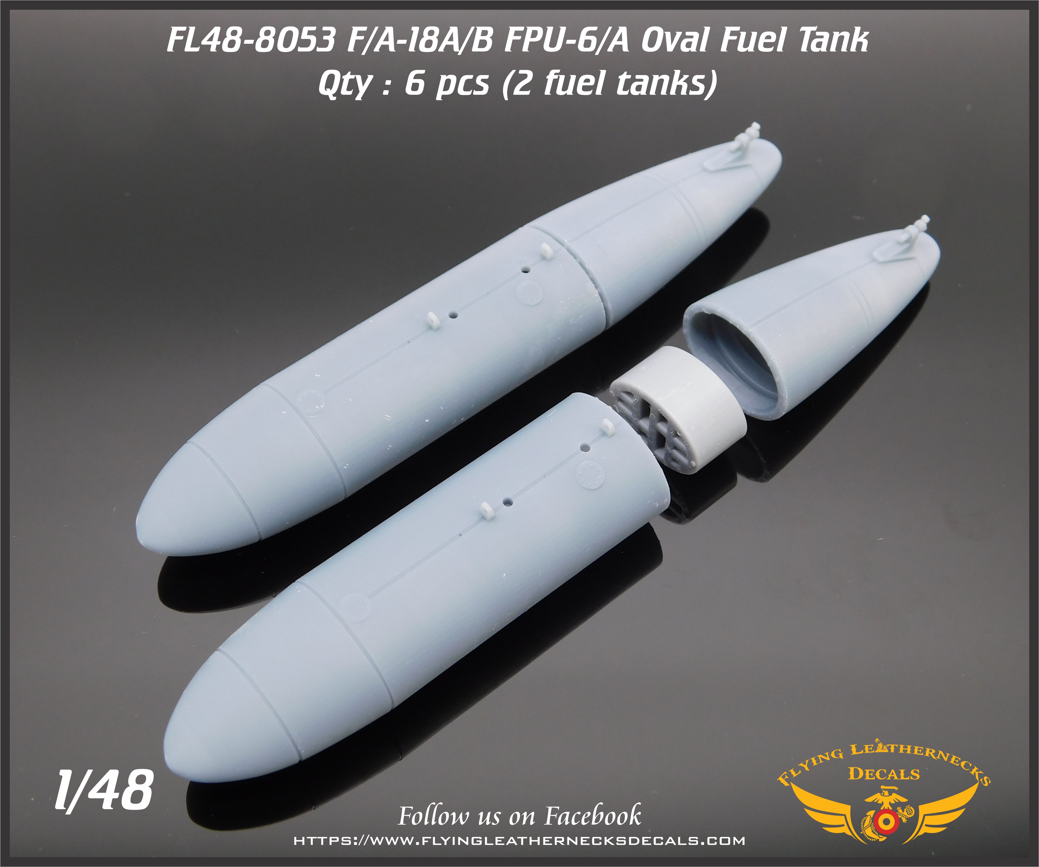 FL488053 FPU6/A Oval Fuel Tank for Early F/A18A/B