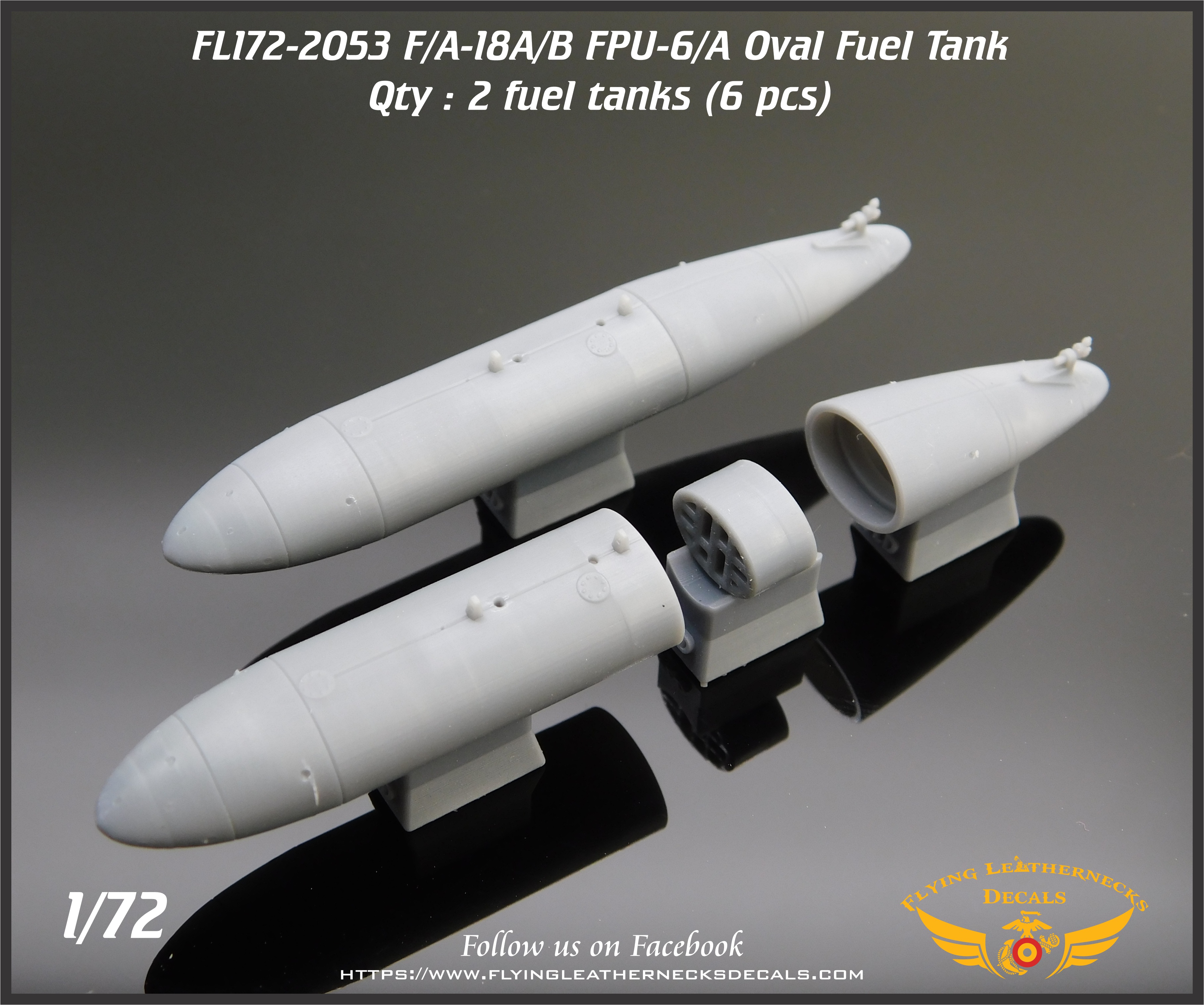 FL1722053 FPU6/A Oval Fuel Tank for early F/A18A/B