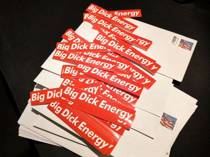 BDE: Big Dio Energy' Sticker