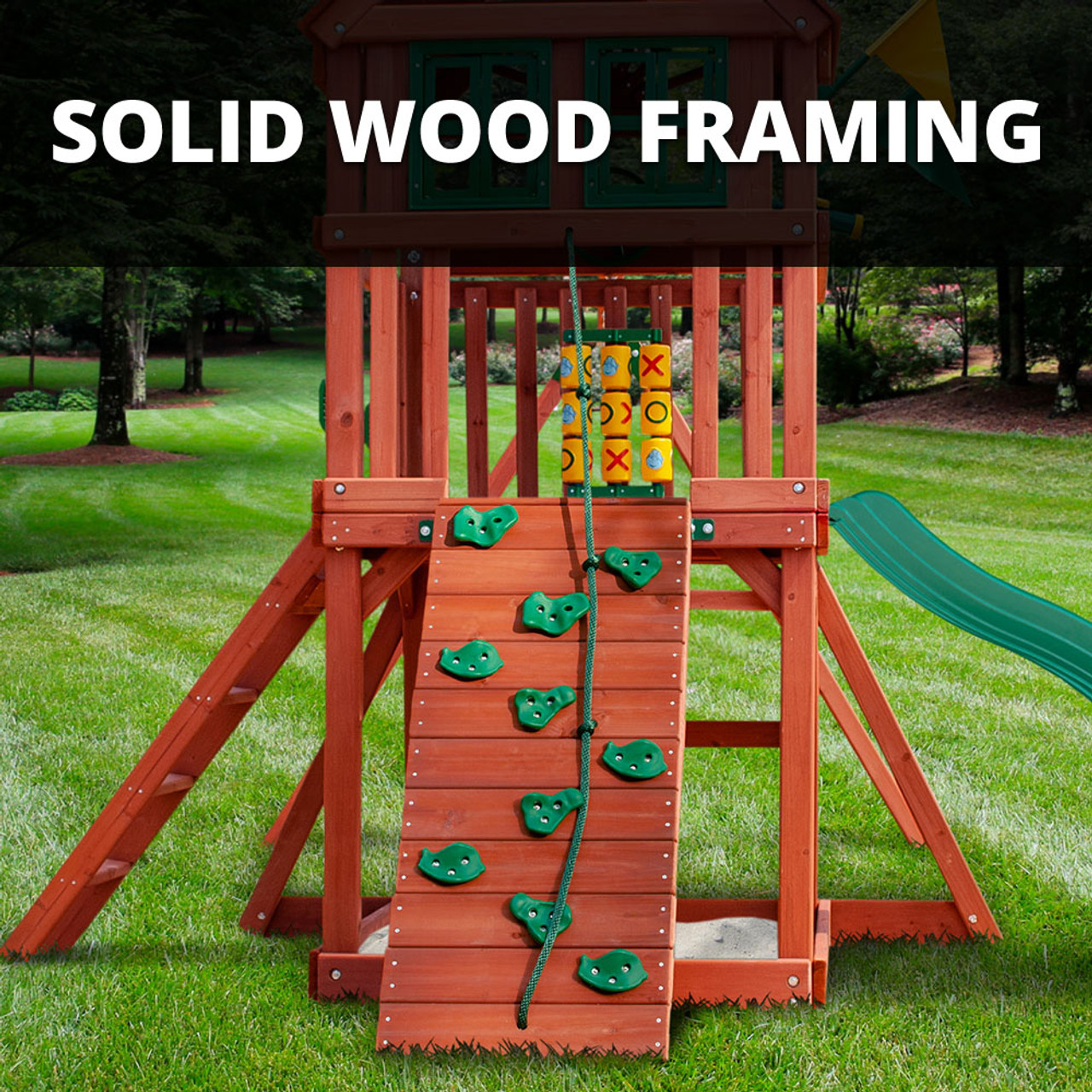 Playmaker Deluxe Gorilla Swing Set Stain Gorilla Playsets Best