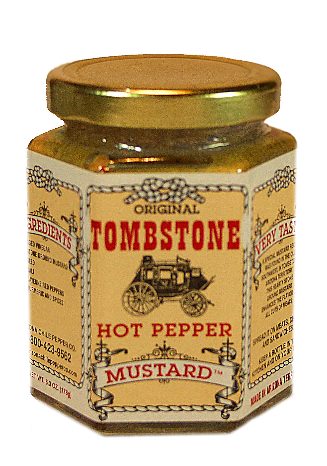 ORIGINAL TOMBSTONE  HOT PEPPER MUSTARD