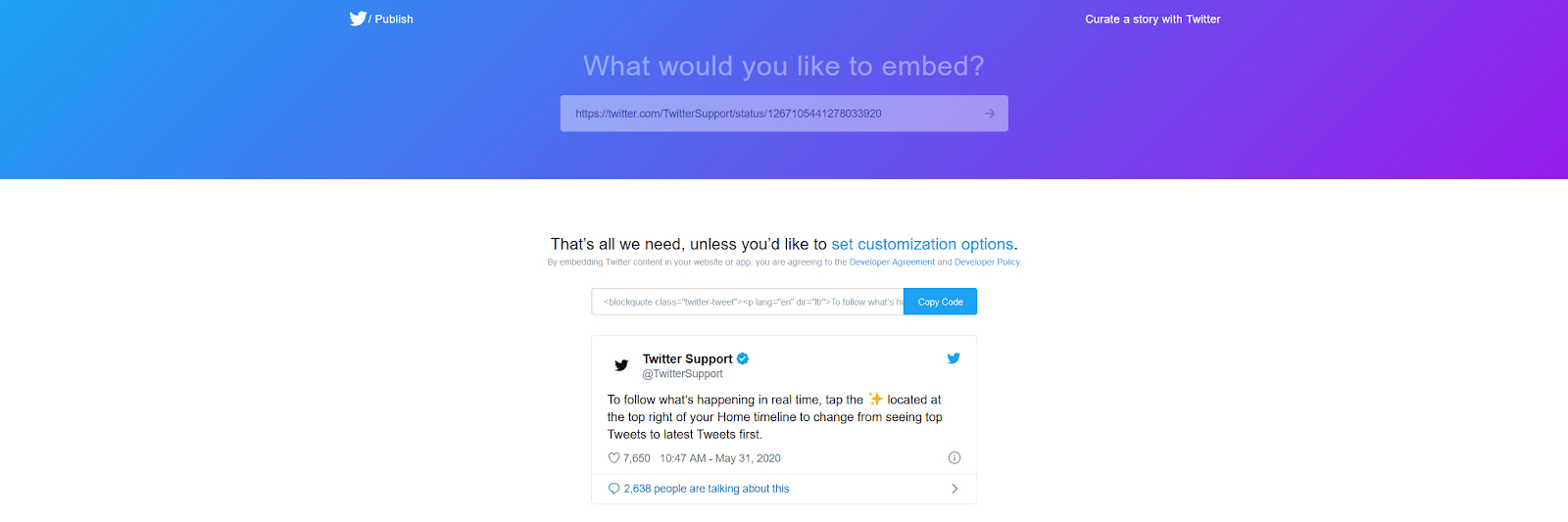 Embed a Tweet or Instagram Post in a Custom Block