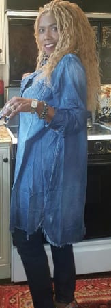 Darling Denim Plus Shirt/ Dress