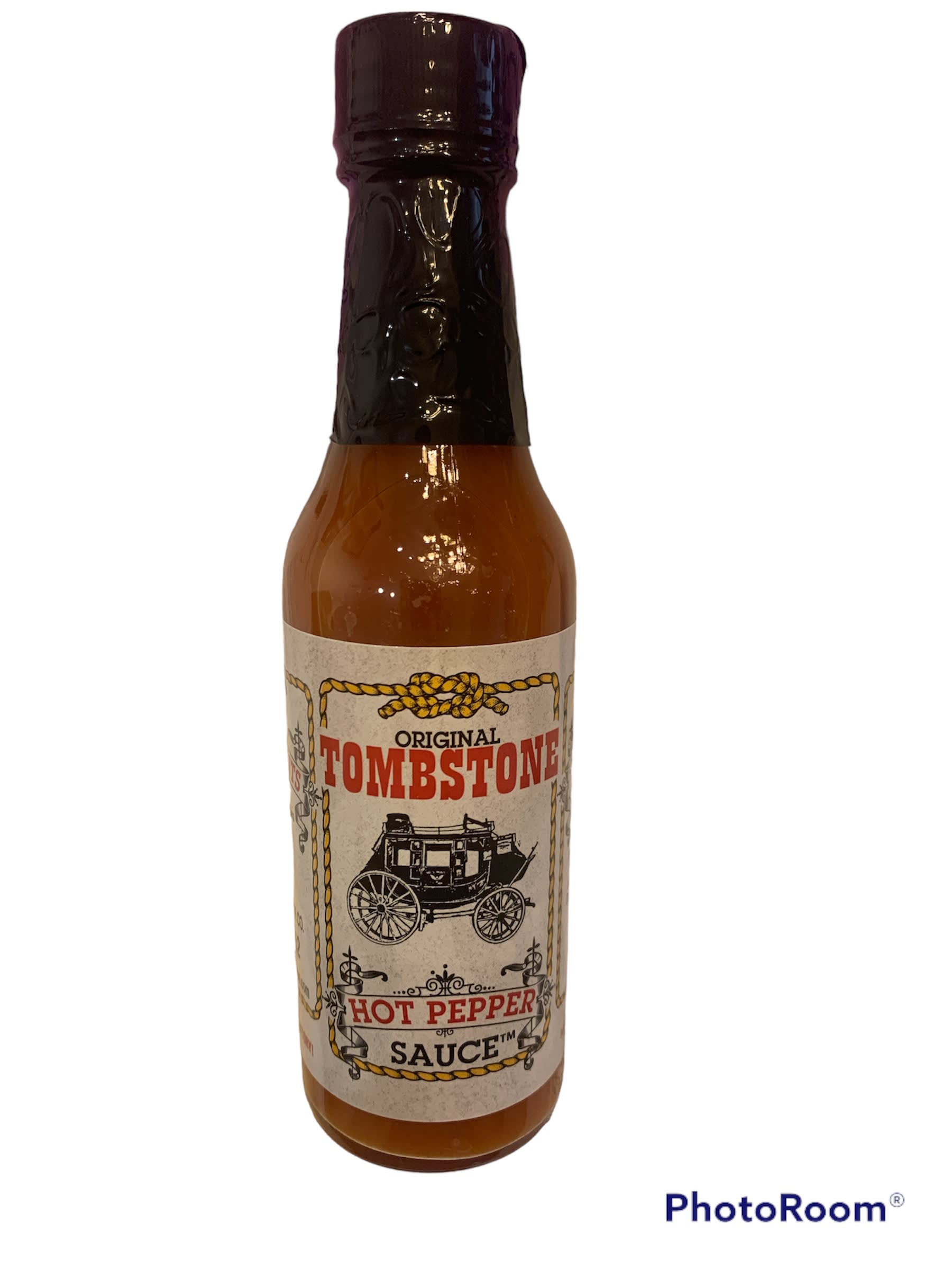 Original Tombstone Hot Pepper Sauce / 5 fl. oz. Bottle