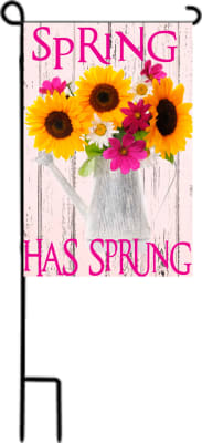 Spring Has Sprung Garden Flag