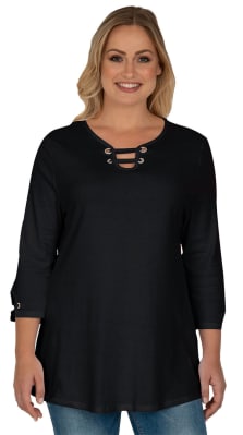 Laced Grommet Tunic