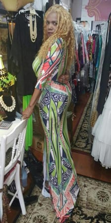 Columbian Woman Dress