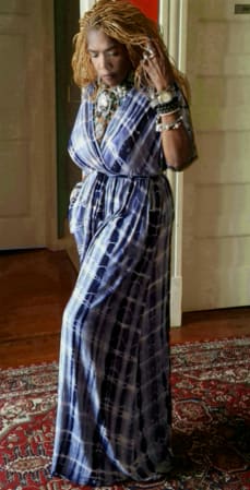 Blue Leisure Lounge Dress