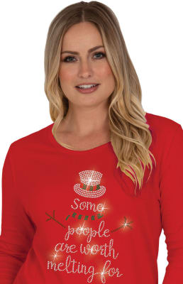 Red Long Sleeve Christmas Shirt
