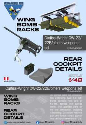 Vespa VMKP48003 Curtiss-Wright CW-22/22B & others weapons set