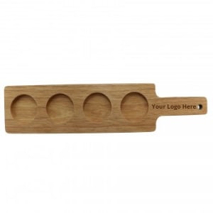 Wood Taster Glass Serving Paddle - Bulk 12