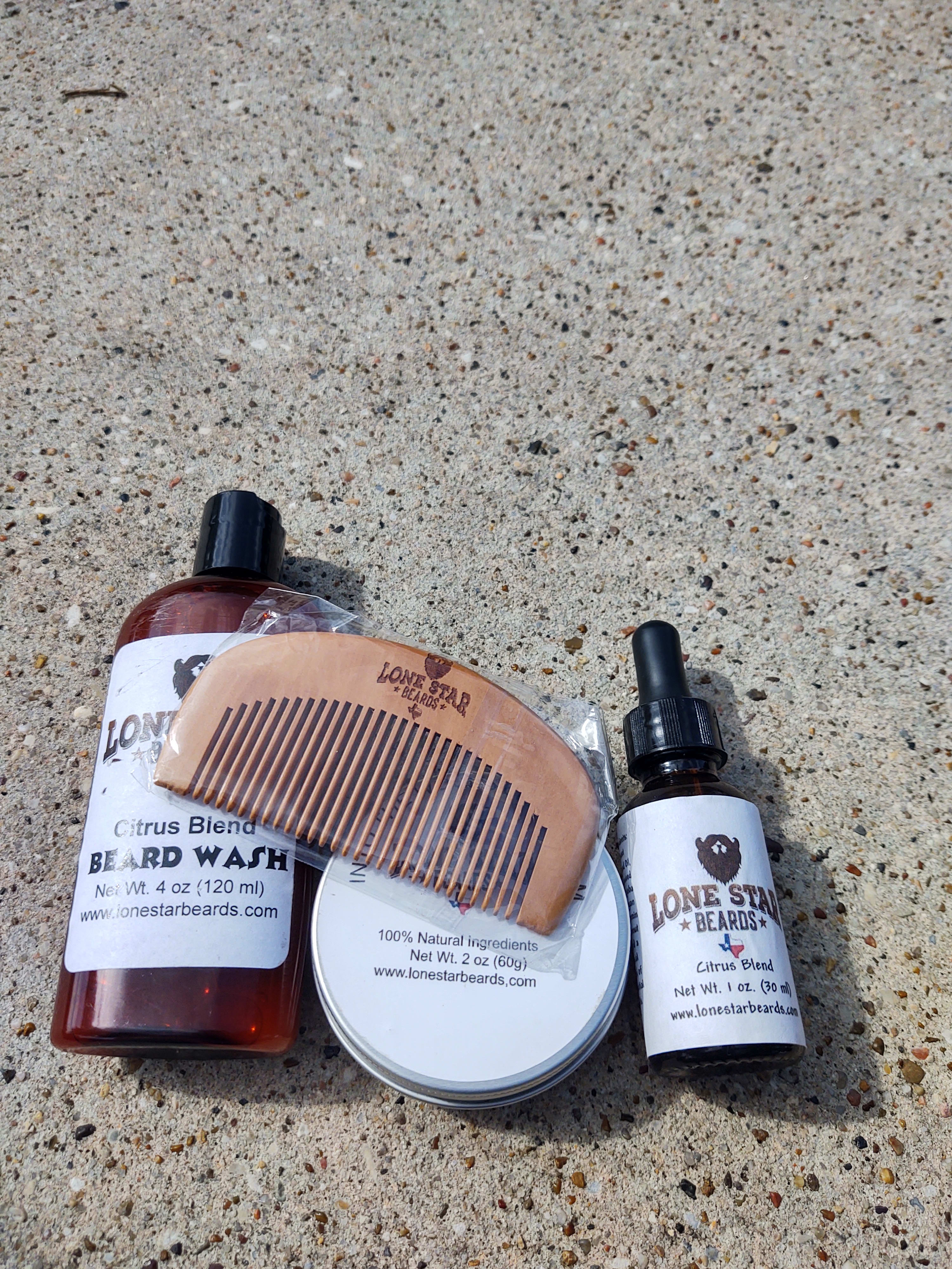 Beard Combo with Fine Tooth Comb