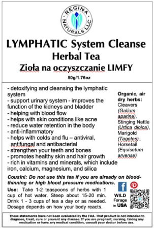 LYMPHATIC System Cleanse Herbal Tea