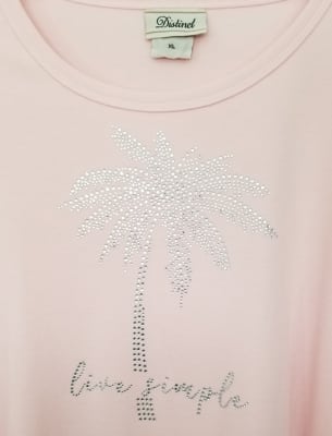 Live Simple RhinestoneTop